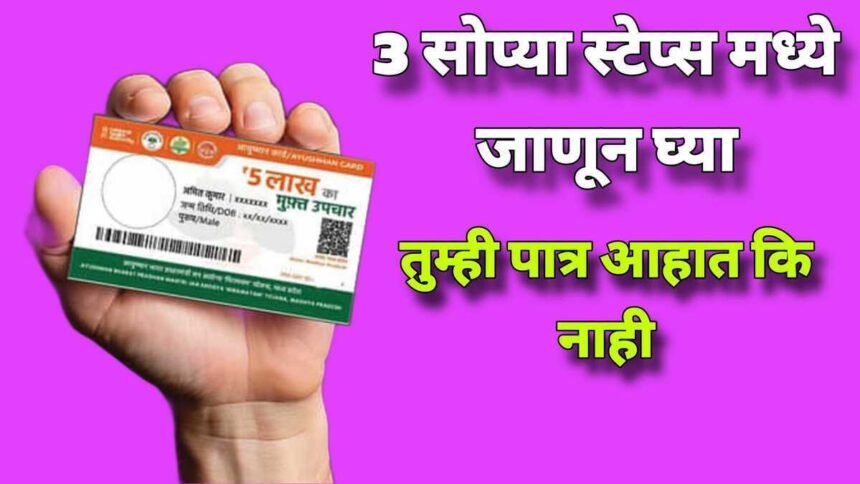 Ayushman Card Eligibility Check 2025