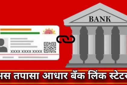 Bank Aadhar Link Status Check Online