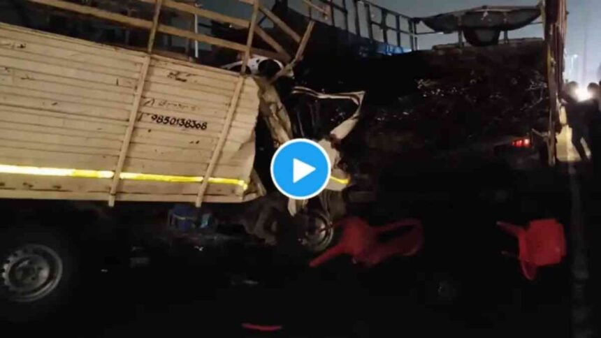 Nashik Road- Accident 8 Dead Several Injured Tempo Truck Collision